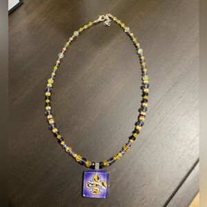 LSU Fleur de Lis Necklace